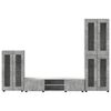 vidaXL Ensemble meuble TV FLORIN Gris b&eacute;ton Bois d'ing&eacute;nierie
