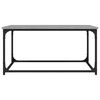 vidaXL Table basse Sonoma gris 80x50x40 cm Bois d'ingénierie et fer