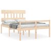 vidaXL Lit pour personne âgée sans matelas 140x190 cm bois massif