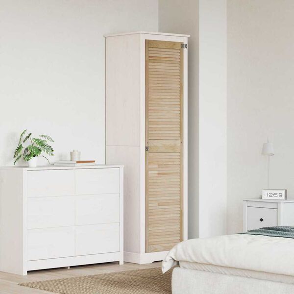 vidaXL Porte de Cabinet avec porte Naturel 140.5 x 2.1 x 49.5 cm