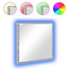 vidaXL Miroir de salle de bain LED Gris Sonoma 40 x 37 x 8.5 cm