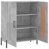 vidaXL Buffet gris b&eacute;ton 69,5x34x90 cm bois d'ing&eacute;nierie