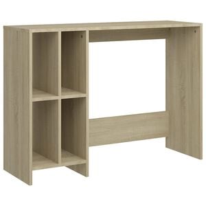 vidaXL Bureau d'ordinateur portable ch&ecirc;ne sonoma bois d'ing&eacute;nierie