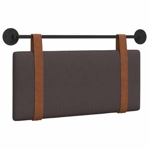 vidaXL T&ecirc;te de lit suspendue Marron fonc&eacute; PU antique