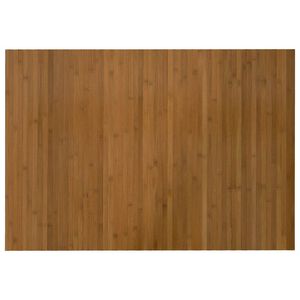 vidaXL Tapis rectangulaire marron 70x100 cm bambou