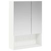 vidaXL Armoire Miroir de Salle de Bain Blanc 50 x 14,5 x 70 cm