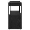 vidaXL Buffet Ch&ecirc;ne noir 80 x 30 x 60 cm Bois d'ing&eacute;nierie