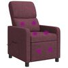 vidaXL Fauteuil de massage inclinable Pourpre Polyester