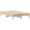 vidaXL Lit biblioth&egrave;que sans matelas 120x190 cm bois de pin massif
