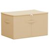 vidaXL Bo&icirc;te de rangement Tissu intiss&eacute; 55 x 35 x 32 cm 61,6 L Cr&egrave;me