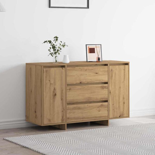 vidaXL Buffet Ch&ecirc;ne artisanal 120 x 41 x 75 cm Bois d'ing&eacute;nierie