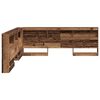 vidaXL T&ecirc;te de lit de rangement Bois Ancien 180 cm Bois d'ing&eacute;nierie