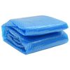 vidaXL Film solaire de piscine ronde PE 381 cm Bleu