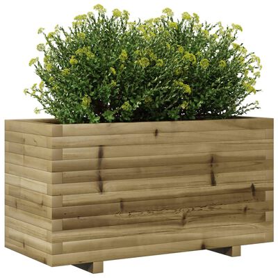 vidaXL Jardinière 90x40x49,5 cm bois de pin imprégné