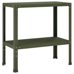 vidaXL Table de rempotage 100 x 40 x 80 cm Acier enduit de poudre