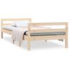vidaXL Cadre de lit sans matelas 80x200 cm bois massif de pin
