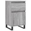 vidaXL Buffets 2 pcs sonoma gris 40x35x70 cm bois d'ing&eacute;nierie