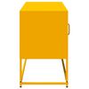 vidaXL Meuble TV jaune moutarde 100,5x39x60,5 cm acier