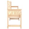 vidaXL Banc de jardin 203,5x48x91,5 cm bois massif de pin
