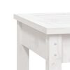 vidaXL Banc de jardin blanc 109x44x45 cm bois massif de pin