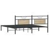 vidaXL Cadre de lit sans matelas ch&ecirc;ne sonoma 183x213 cm