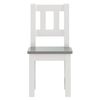vidaXL Ensemble de table et chaises enfants 3 pcs Blanc et gris MDF