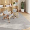 vidaXL Tapis de surface Carr&eacute; LUGO Cr&egrave;me et gris 200 x 200 cm