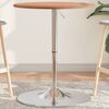 vidaXL Table de bar &Oslash;60x89,5 cm bois massif de h&ecirc;tre