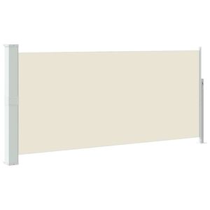 vidaXL Auvent lat&eacute;ral r&eacute;tractable 140 x 300 cm Blanc cass&eacute;