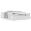 vidaXL Cadre de lit ottoman sans matelas blanc 120x200 cm similicuir