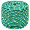 vidaXL Corde utilitaire polyvalente 14 mm 100 m Vert PP