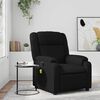 vidaXL Fauteuil de massage inclinable noir similicuir