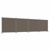 vidaXL Cloison de s&eacute;paration 4 panneaux Anthracite 698x180 cm Tissu