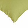 vidaXL Coussins de canap&eacute; 2 pcs Vert clair 80 x 80 cm tissu