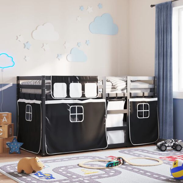 vidaXL Lit superpos&eacute; sans matelas 80x200 cm bois de pin massif