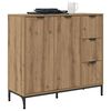 vidaXL Buffet chêne artisanal 89,5 x 33 x 82 cm Bois d'ingénierie