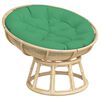 vidaXL Coussin rond vert &Oslash; 100 x11 cm tissu oxford