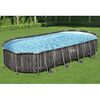 Bestway Ensemble de piscine ovale 7,32x3,66x1,22 m