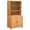 vidaXL Ensemble de meubles de rangement avec stockage 2 pi&egrave;ces Marron