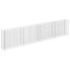 vidaXL Lit sur&eacute;lev&eacute; &agrave; gabion Acier galvanis&eacute; 360x30x90 cm