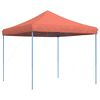 vidaXL Tente r&eacute;ception pliable escamotable terre cuite 292x292x315 cm