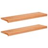 vidaXL Marches d'escalier 2 pi&egrave;ces 100 x 25 x 2 cm Vernis