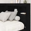 vidaXL Tête de lit de rangement Chêne noir 80 cm Bois d'ingénierie