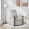 vidaXL Fauteuil inclinable gris nuage tissu