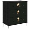 vidaXL Commode BREMEN Impression de magnolia 66 x 36,5 x 76 cm