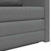vidaXL Canap&eacute;-Lit 110cm Gris fonc&eacute; tissu