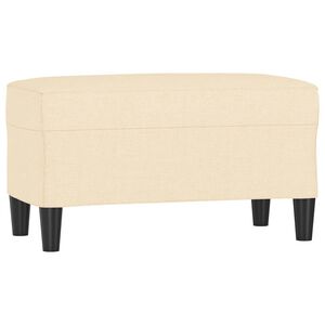 vidaXL Banc Cr&egrave;me 70x35x41 cm Tissu