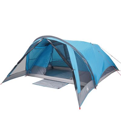 vidaXL Tente de cabine familiale 6 personnes bleu imperméable