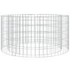 vidaXL Foyer en gabion Ø 100 cm fer galvanisé