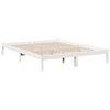 vidaXL Cadre de lit extra long sans matelas 140x220 cm bois massif pin
